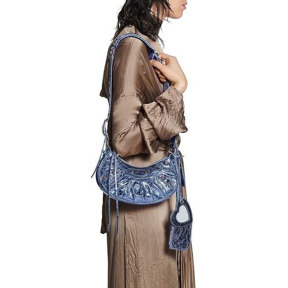 Balenciaga Bag Mini Shoulder Cagole Mauve Le - Picture 1 of 3